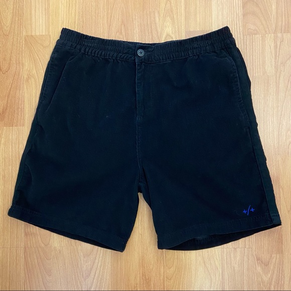 Globe Skateboards Men’s Logo Black Corduroy Shorts Size 32 - Picture 3 of 10